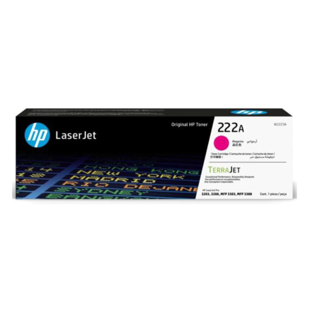 HP Toner 222A Magenta W2223A HP Toner 222A Magenta W2223A